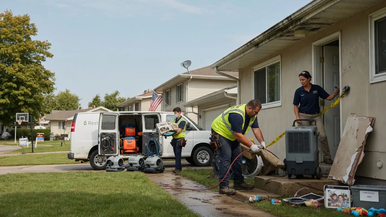 Water Damage Restoration in Gobles, MI near me
